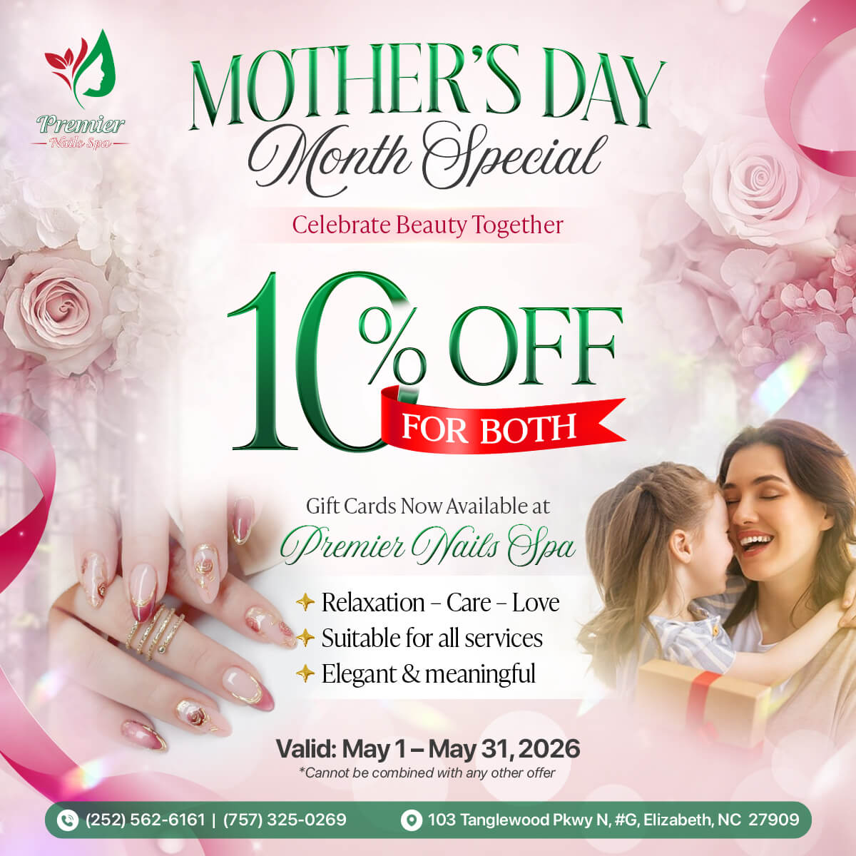 💚 Premier Nails Spa - Promotion 💚